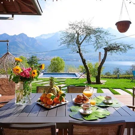 Vittoria With Private Heated Pool & Shared Sauna - Bellagio Village 빌라 Oliveto Lario